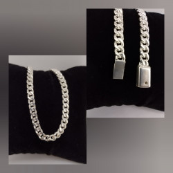 Pulsera barbada lisa
